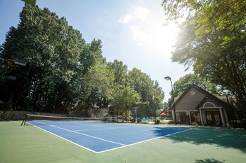 Tennis Court at The Avenues of North Decatur in Decatur, GA. Tennis Court at The Avenues of North Decatur in Decatur, GA.